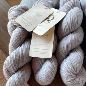 Yarn destash quince and co lark 3 fulls skeins 100% wool